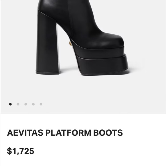 Versace Aevitas platform booties size 40 - Picture 10 of 10